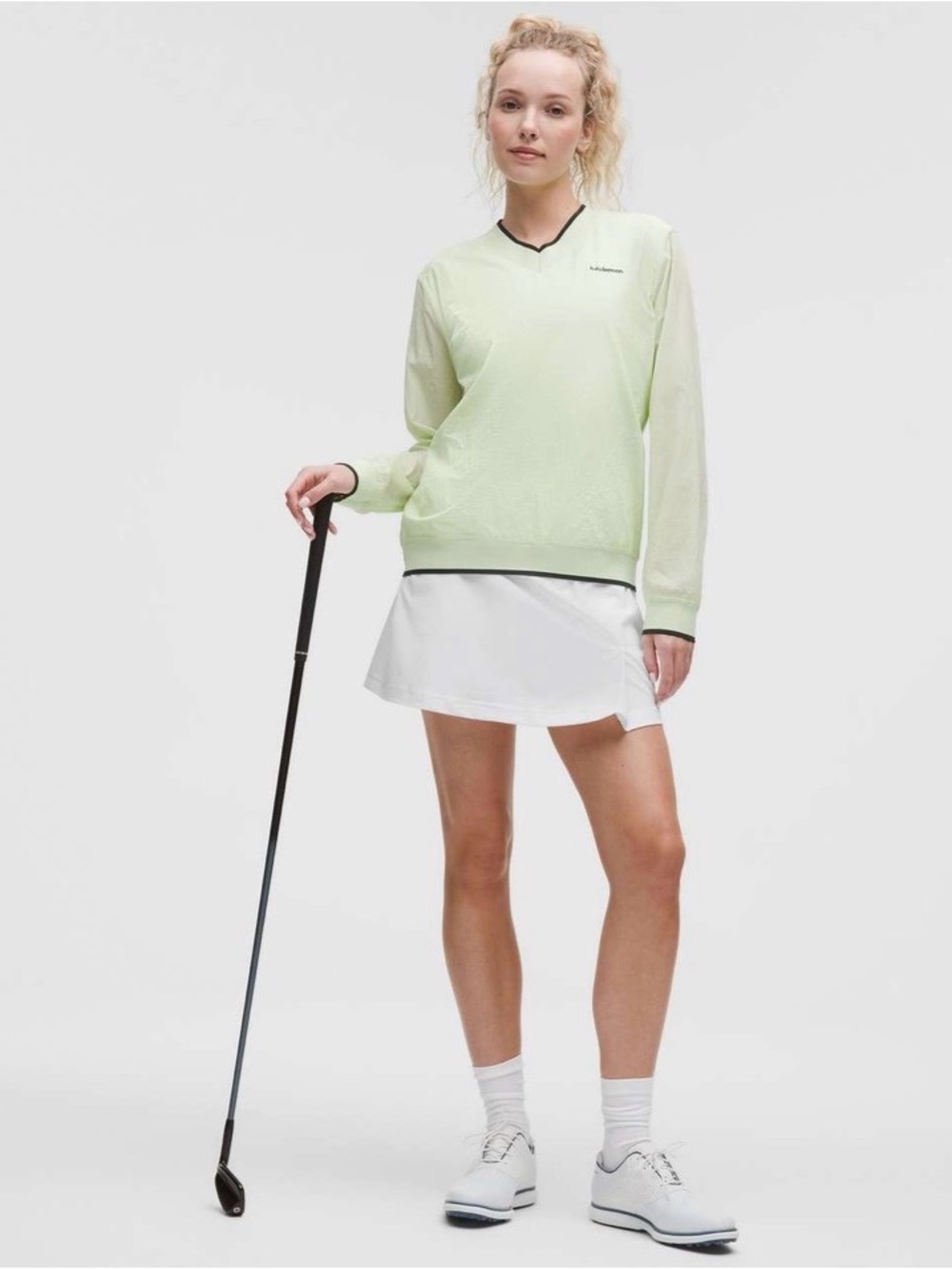 NWT Lululemon Stretch Twill Front Pleat Golf Skirt 33” Waist Size Large